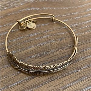 Alex and Ani feather bangle bracelet